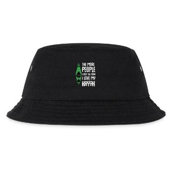 Mehr Kayak Liebe Als Worte - Kinder Bucket Hat - Schwarz - Vorne