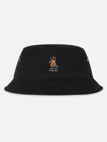 Mein erstes Weihnachten - Kinder Bucket Hat - Schwarz