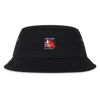 Berlin 1945 Teilung Zone - Kinder Bucket Hat - Schwarz - Vorne