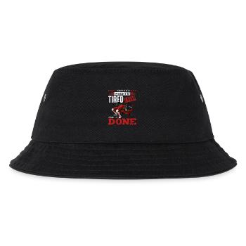 Durchhalten beim Krafttraining - Kinder Bucket Hat - Schwarz - Vorne