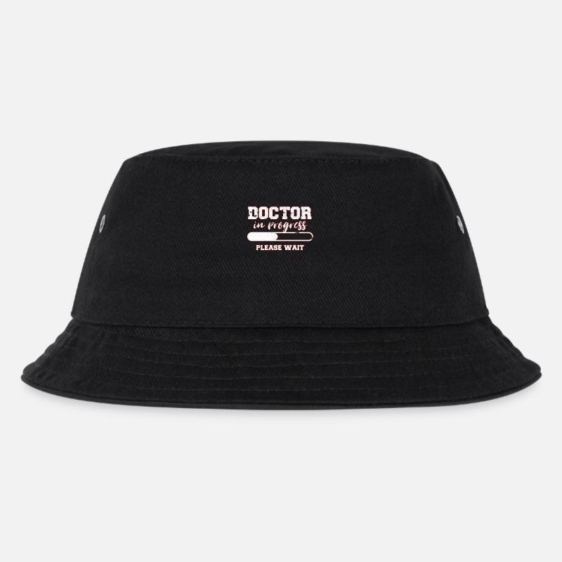 Arzt - Kinder Bucket Hat - Schwarz