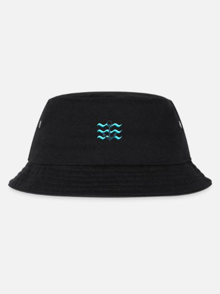 Anker im Meeresrauschen - Kinder Bucket Hat - Schwarz