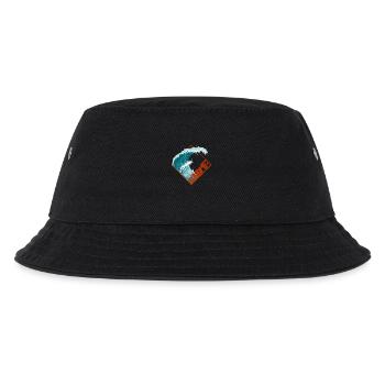 Surf wave surfer surfers - Kids’ Bucket Hat - black - Front