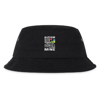 Autism Awareness Autism Dad - Kids’ Bucket Hat - black - Front