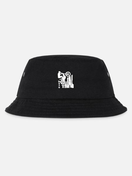Moto Trial - Trial Bike - Motorrad Motocross - Kinder Bucket Hat - Schwarz