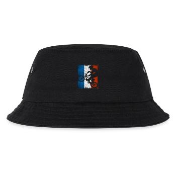 BMX Frankreich / bmx / Bmx / Bike / Fahrrad - BMX - Kinder Bucket Hat - Schwarz - Vorne