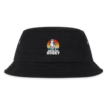 Husky - Kinder Bucket Hat - Schwarz - Vorne