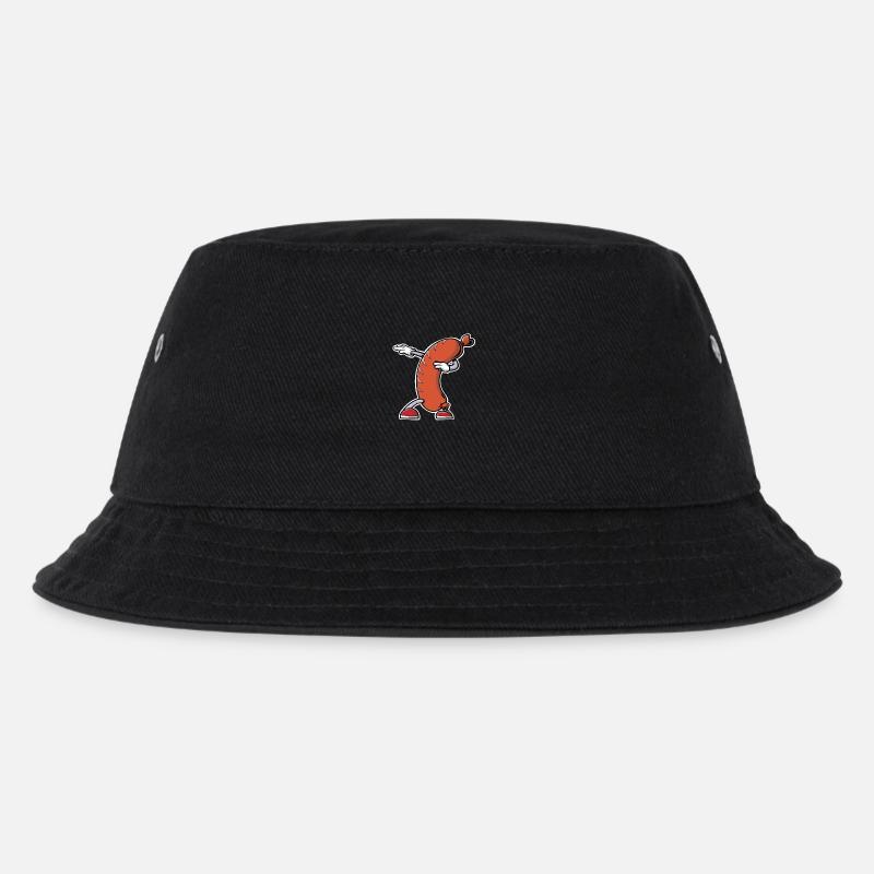 Bratwurst Wurst Würstchen Rote Hot Dog - Kinder Bucket Hat - Schwarz