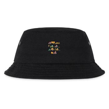 Kinder Traktor Landwirt Landwirtschaft - Kinder Bucket Hat - Schwarz - Vorne