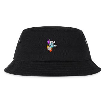 Banjo - Banjo ist meine Therapie - Kinder Bucket Hat - Schwarz - Vorne