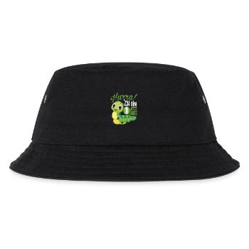1 Geburtstag Kinder Raupe - Kinder Bucket Hat - Schwarz - Vorne