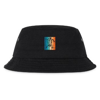 Retro handball player handball vintage gift - Kids’ Bucket Hat - black - Front
