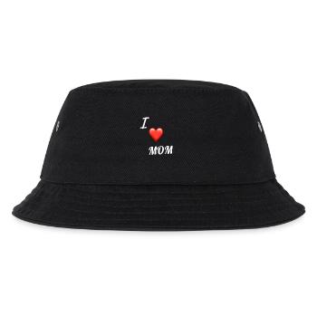 I love mom, i love mom, Mama, mamá, mamma - Kids’ Bucket Hat - black - Front
