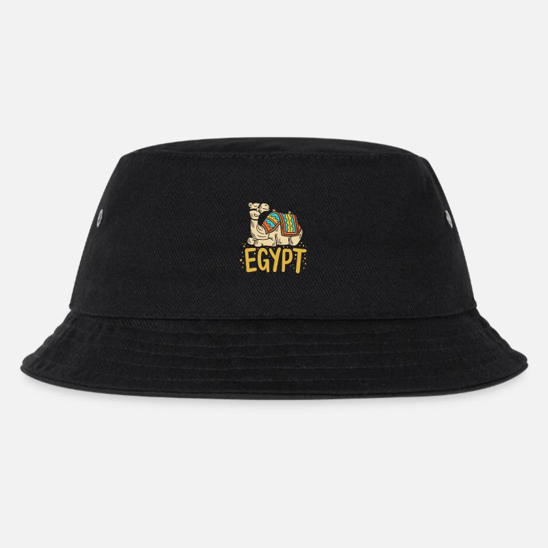 Ägypten Ägypter Kamel - Kinder Bucket Hat - Schwarz