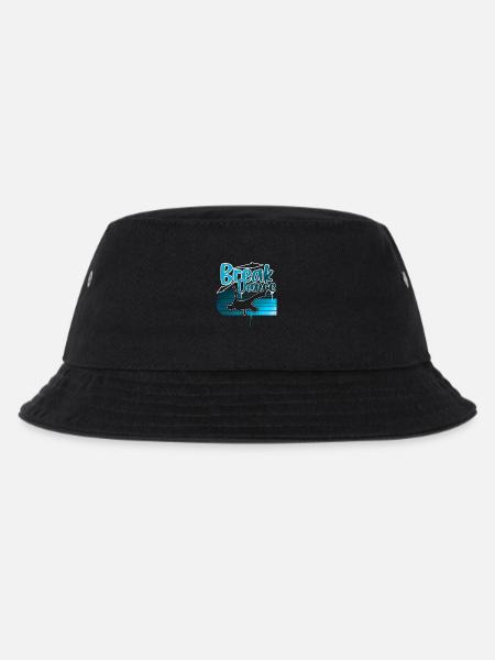 Breakdance - Kinder Bucket Hat - Schwarz