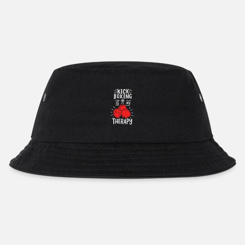 Kickboxen Kickboxer - Kinder Bucket Hat - Schwarz