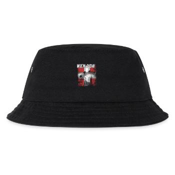 Wien Oida Lokalpatriotismus Und Wiener Humor - Kinder Bucket Hat - Schwarz - Vorne