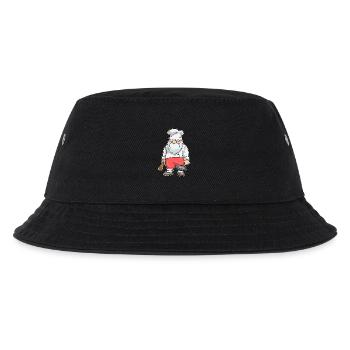 Koch Koch Pfanne Kochen - Kinder Bucket Hat - Schwarz - Vorne