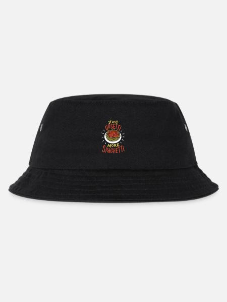 Spaghetti - Kinder Bucket Hat - Schwarz