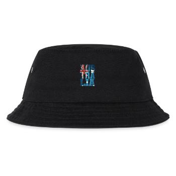 Australia with flag - Kids’ Bucket Hat - black - Front