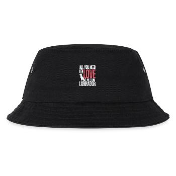 All You Need Is Love And a Labrador Dog - Kids’ Bucket Hat - black - Front