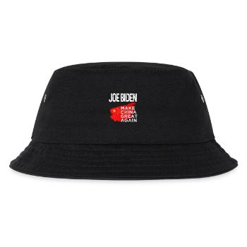Make China Great Again Funny Quote Joe Biden - Kinder Bucket Hat - Schwarz - Vorne