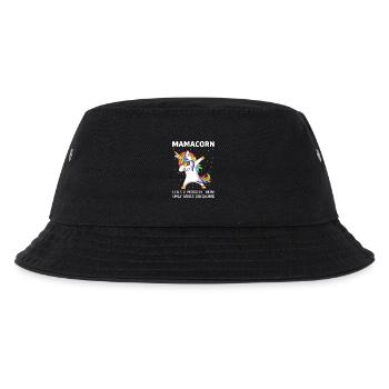 Mamacorn - Kinder Bucket Hat - Schwarz - Vorne