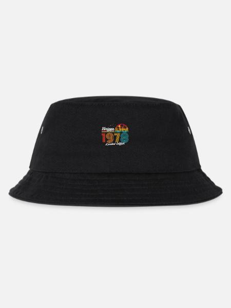 Vintage 1978 78 Geburtstag Retro Jahrgang Geschenk - Kinder Bucket Hat - Schwarz