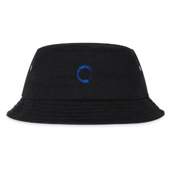 Kreis Design Bürste Blau - Kinder Bucket Hat - Schwarz - Vorne