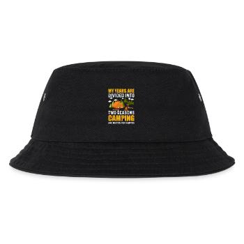 Camping - Kids’ Bucket Hat - black - Front