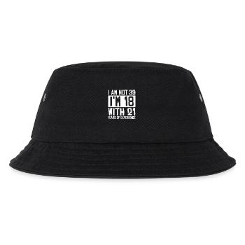 39 Geburtstag jahre Erfahrung Spruch Geschenk - Kinder Bucket Hat - Schwarz - Vorne