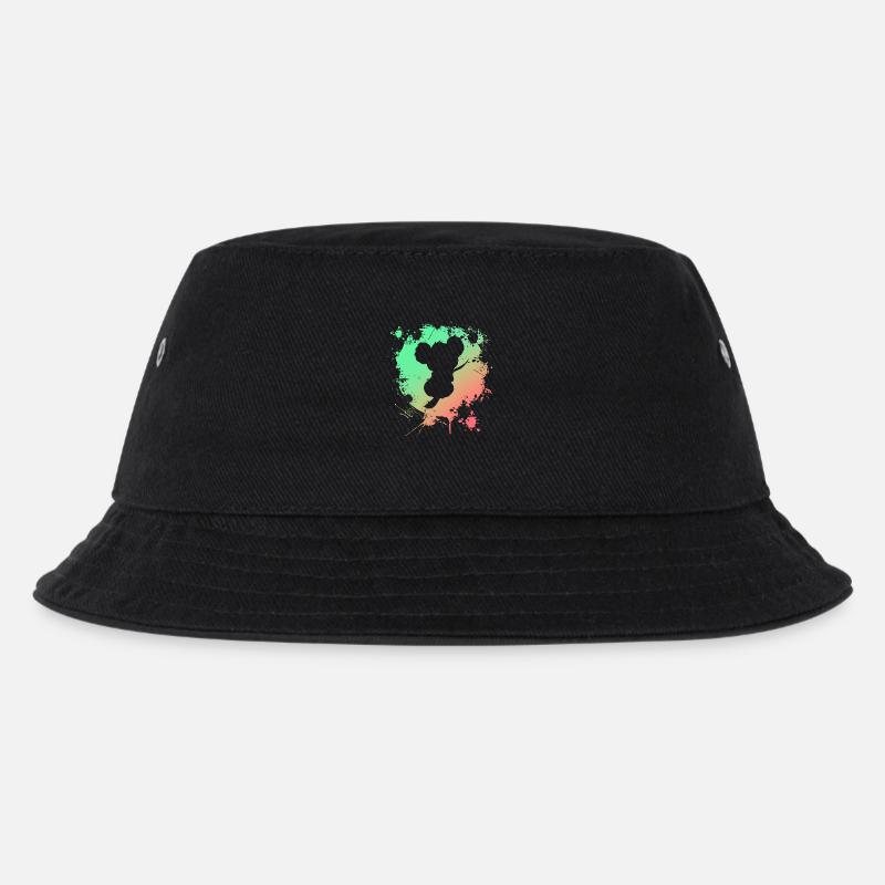 Koala - Kinder Bucket Hat - Schwarz