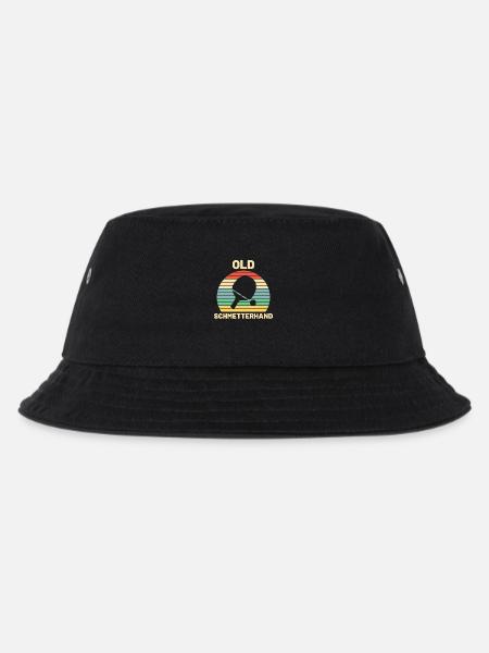 Old Schmetterhand Tischtennis Geschenk - Kinder Bucket Hat - Schwarz