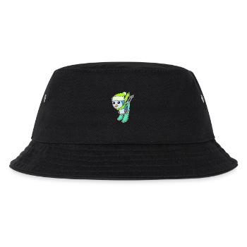 Ski fahren - Kinder Bucket Hat - Schwarz - Vorne