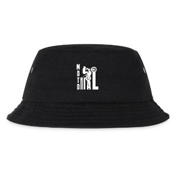 Moto Trial Nachrichten - Trial Bike Rider - Kinder Bucket Hat - Schwarz - Vorne