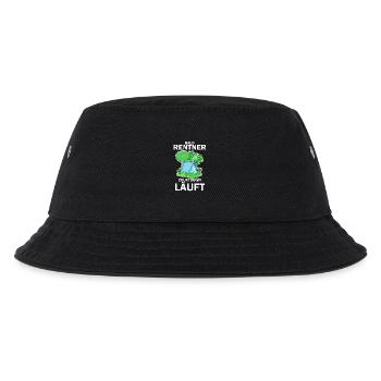 Bald Rentner Countdown läuft - Kinder Bucket Hat - Schwarz - Vorne