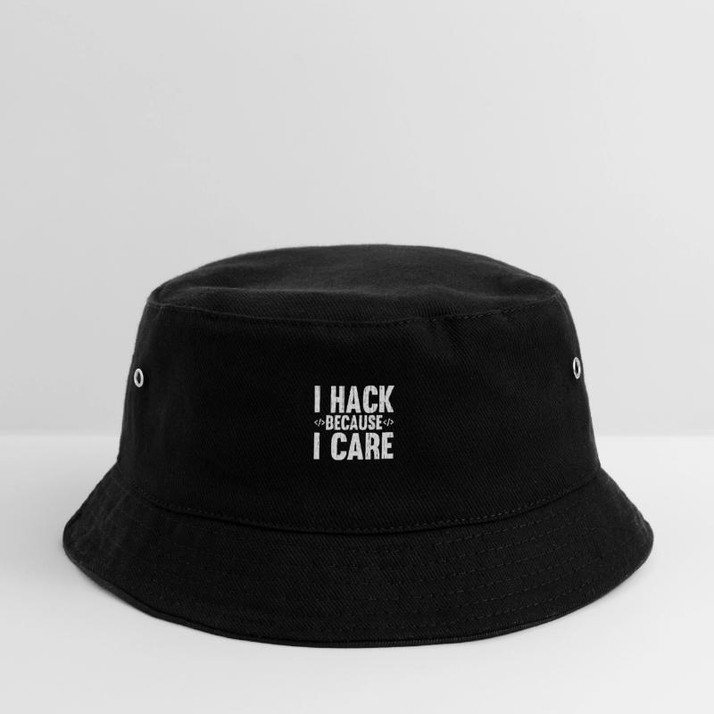 Hacker Hacking Code Computer admin saying gift Kids’ Bucket Hat
