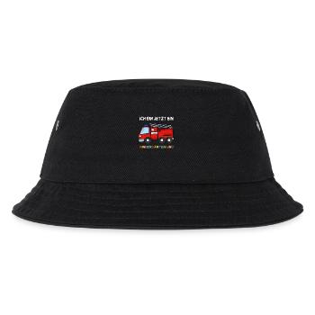 Geschenk für Kindergarten Kleinkinder - Kinder Bucket Hat - Schwarz - Vorne