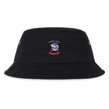 Amrum Nordsee - Kinder Bucket Hat - Schwarz - Vorne
