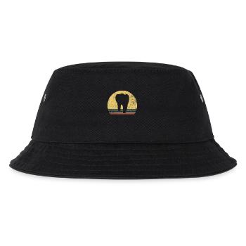 Dental Zahn Vintage - Kinder Bucket Hat - Schwarz - Vorne