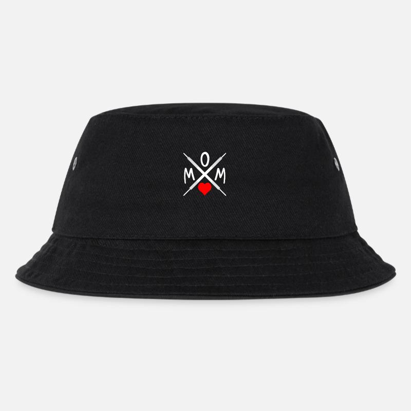 Mom - Mutter - Mama - Kinder Bucket Hat - Schwarz