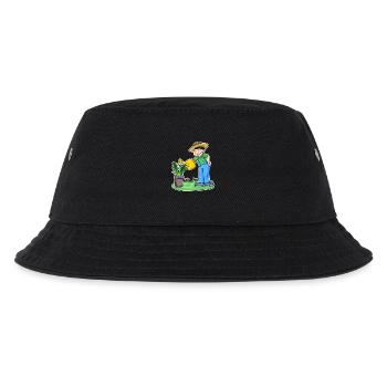 Garten Motiv Gärtner Geschenk - Kinder Bucket Hat - Schwarz - Vorne