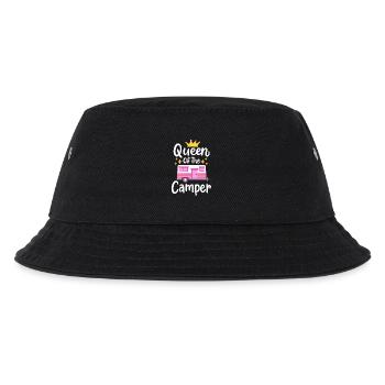Wohnmobil Camping Wohnwagen - Kinder Bucket Hat - Schwarz - Vorne
