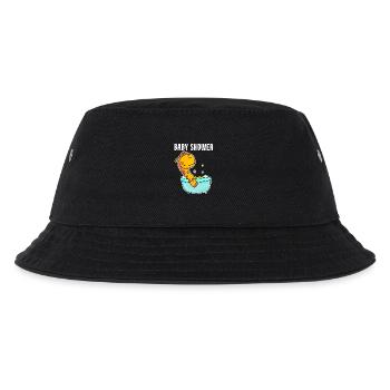 Baby Shower Giraffe Bathtub - Kids’ Bucket Hat - black - Front