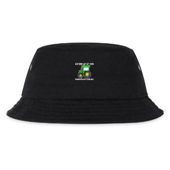 Kindergarten Kindergartenkind - Kinder Bucket Hat - Schwarz - Vorne