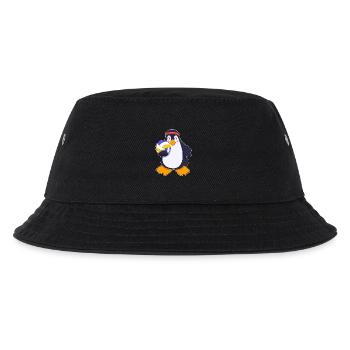 Penguin Volleyball Player Volleyball - Kids’ Bucket Hat - black - Front