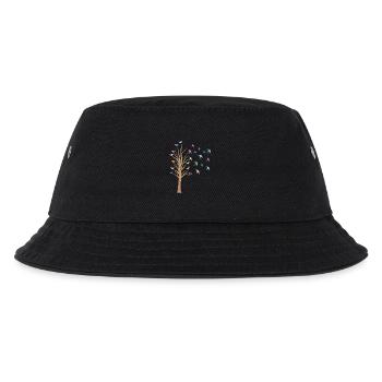 Bird TreeBird Watching Flock of Birds Gift - Kids’ Bucket Hat - black - Front