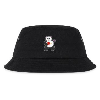 Raquette de tennis de table panda - Bob Enfant - noir - Devant