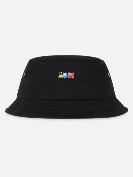 Zug Modelleisenbahn - Kinder Bucket Hat - Schwarz