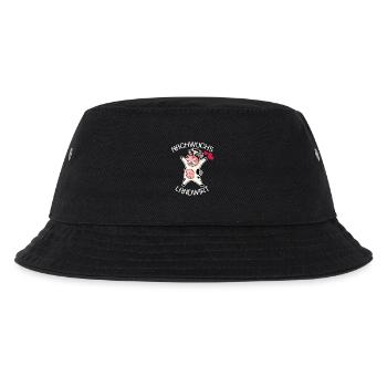 Nachwuchs Landwirt Kuh Geschenk - Kinder Bucket Hat - Schwarz - Vorne